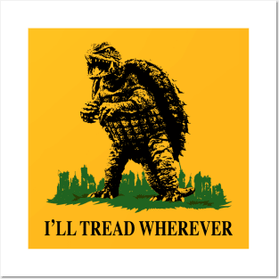 GAMERA TREADS WHEREVER Posters and Art